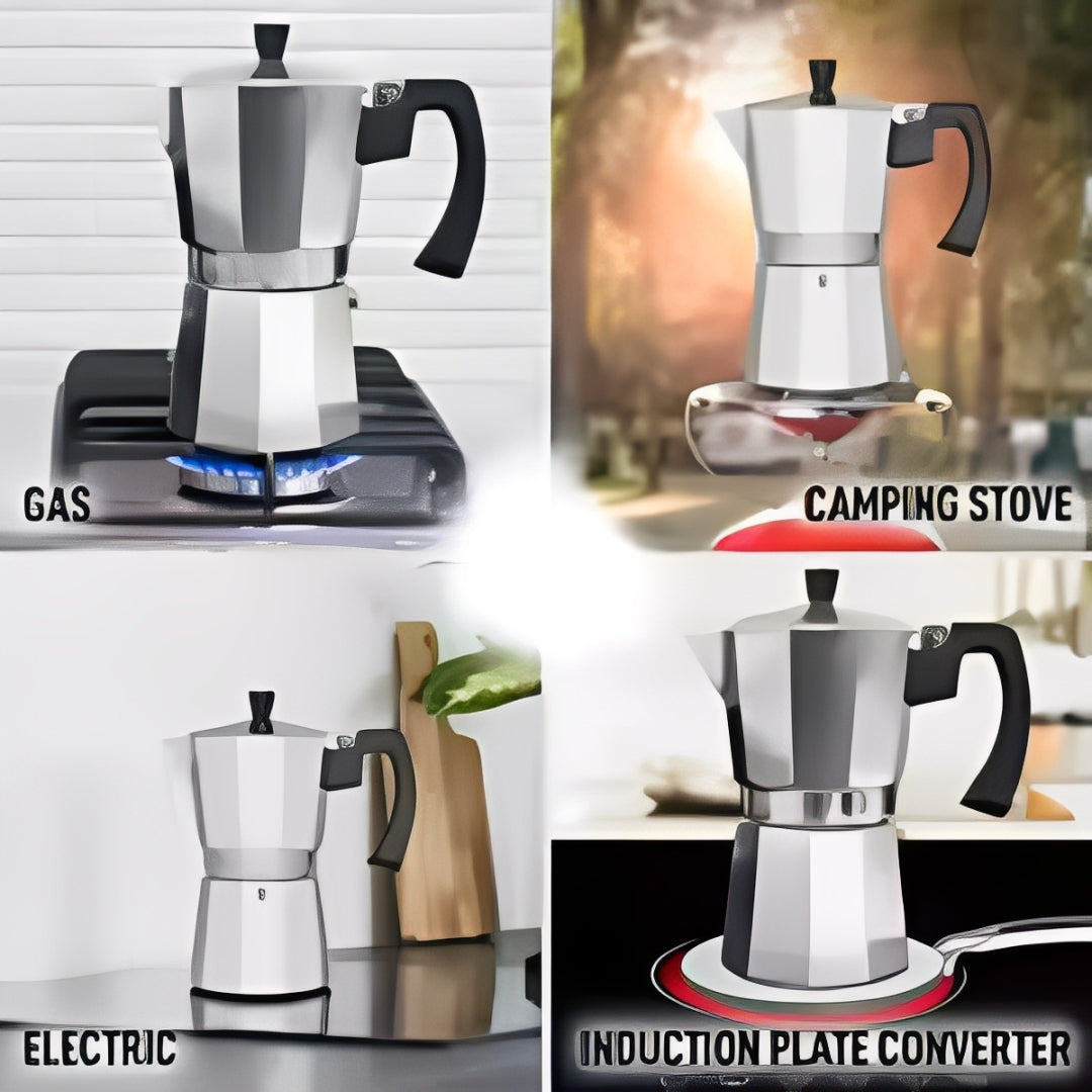 Cafetera 12 tazas + Set de 5 recipientes